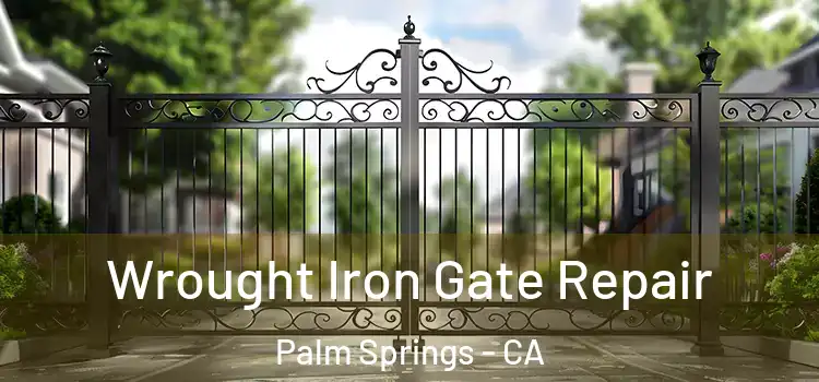 Wrought Iron Gate Repair Palm Springs - CA